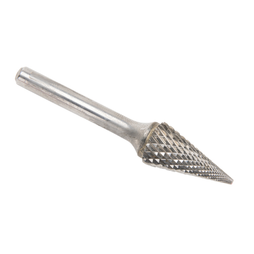 Fraises au carbure solide - Forme conique pointue, SM-5, 1/2" dia., 1/4" Tige, 22,2 mm Prof. de la coupe Kelford