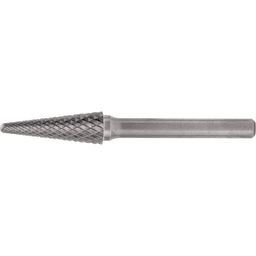 Solid Carbide Burrs - Taper Shape Radius End 14° Kelford
