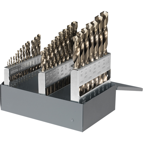 CLE-LINE Drill Sets, 29 Pieces, High Speed Steel Kelford