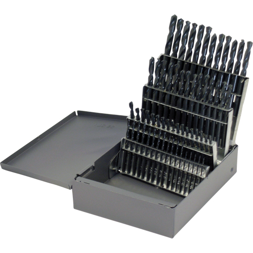 CLE-LINE Drill Sets, 60 Pieces, High Speed Steel Kelford