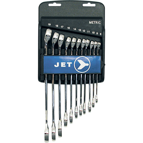 Fully Polished Long Pattern Combination Wrench Set, Combination, 11 Pieces, Metric Kelford