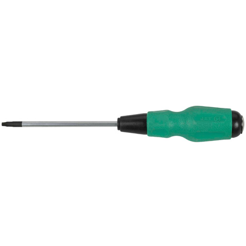 Tournevis carr&eacute; TORQUE DRIVE, Tige de #3, Ronde, 6" lo, Prise en Coussin&eacute;e Kelford