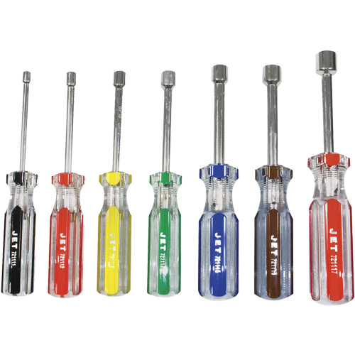 NDS-07 Jumbo Handle Nut Driver Set, 7 Pcs., Magnetic, Imperial Kelford