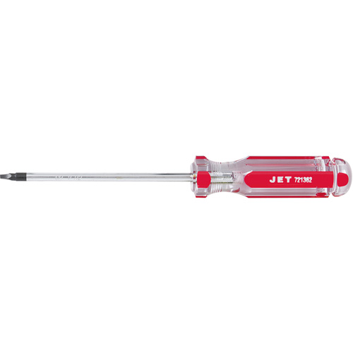 Tournevis carr&eacute; avec manche g&eacute;ant, Tige de #2, Ronde, 5" lo, Prise en Plastique Kelford