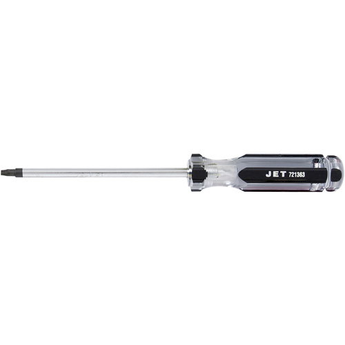 Square Jumbo Handle Screwdriver, #3 Tip, Round, 6" L, Plastic Handle Kelford