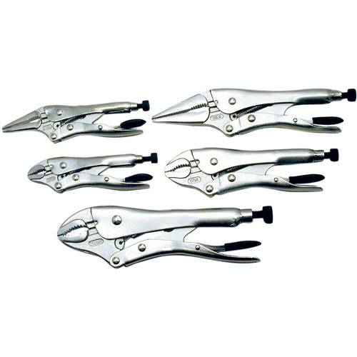 LPS-5 Super Heavy-Duty Locking Pliers Se, 5 Pieces Kelford