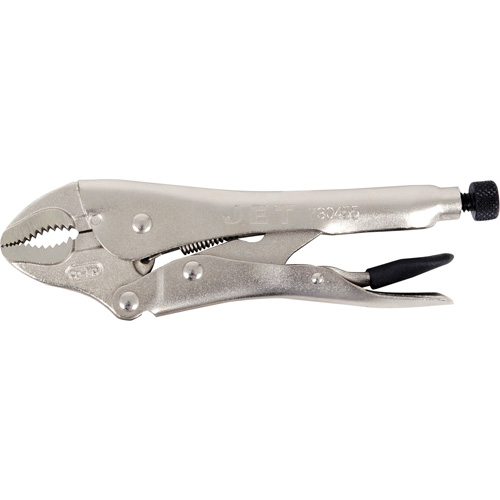 Pinces verrouillables super robustes J7WR avec couteau, Longueur 7", M&acirc;choire courb&eacute;e Kelford