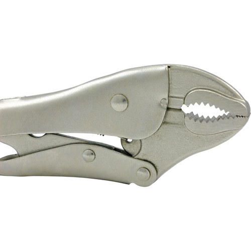 J10WR Super Heavy-Duty  Locking Pliers with Cutter, 10" Length, Curved Jaw Kelford