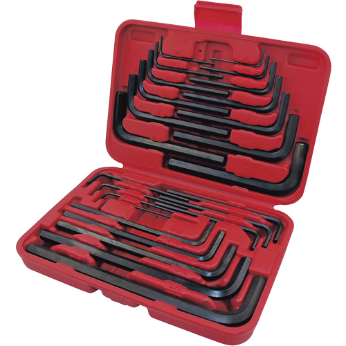 JHK-25SM Hex Key Set, 25 Pcs., Metric & Imperial Kelford