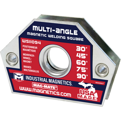&eacute;querres de soudage magn&eacute;tiques, 4-3/8" lo x 3/4" la x 3" h, 55 lb Kelford