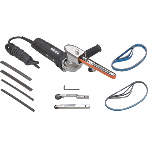 Electric Dynafile&reg; II  Abrasive Belt Machines, 1/8" - 3/4" Kelford