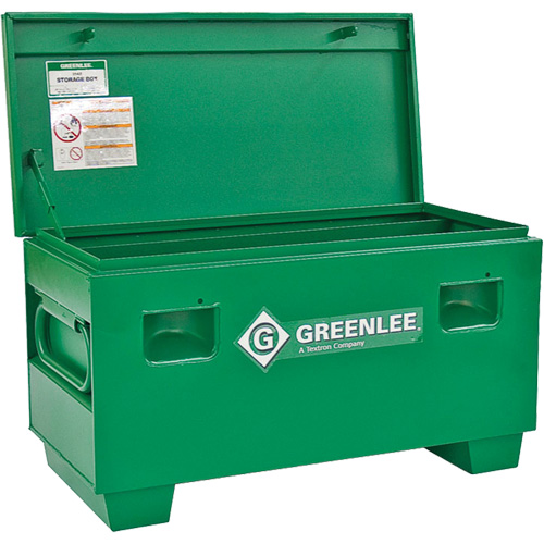 Jobsite Chest, 42" x 20" x 20", Steel, Green Kelford