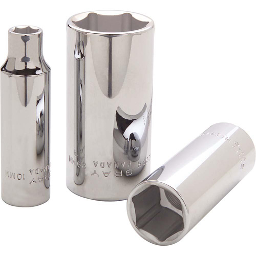  Socket, 10 mm, 1/2" Drive, 6 Points, Deep Kelford