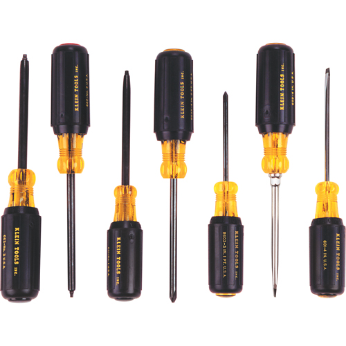 Canadian Basic Cushion-Grip Screwdriver Set, 7 Pcs. Kelford
