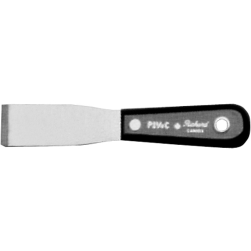 Putty Knife Chisel, Steel Blade, 1-1/4" Wide, Polypropylene Handle Kelford