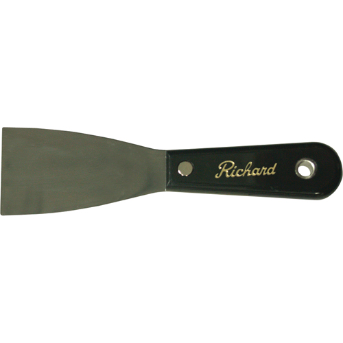 Putty Knife Stiff, Steel Blade, 2" Wide, Polypropylene Handle Kelford