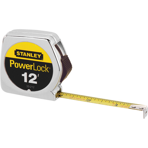 PowerLock&reg; Tape Measure, 1/2" x 12', Imperial Graduations Kelford
