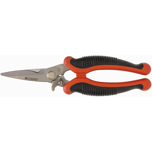 Easy Snip Utility Shear, 4" Cut Length, Straight Handle Kelford