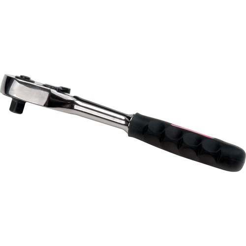 Quick-Release Rubber Grip Ratchet Wrench, 1/4" Drive, Rubber Handle Kelford