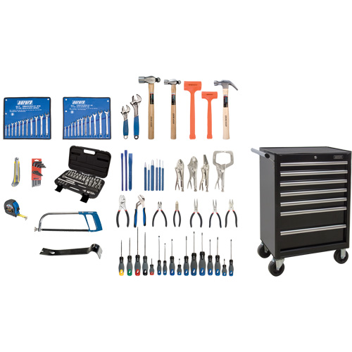 Intermediate Tool Set with Steel Chest, 112 Pieces Kelford