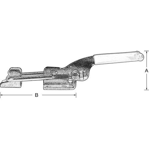 Latch Clamps, 360 lbs. Clamping Force Kelford