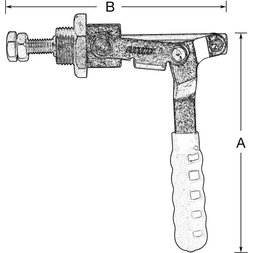 Straight Line Hold Down Clamps, 300 lbs. Clamping Force Kelford