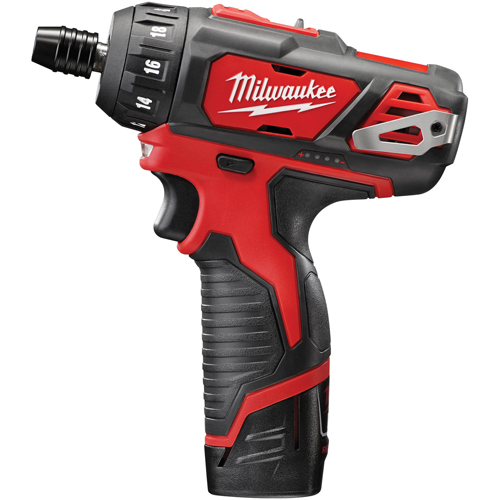 M12 Hex 2-Speed Screwdriver Kit, 1/4", 12 V, 275 in-lbs Max. Torque, Lithium-Ion Battery Kelford