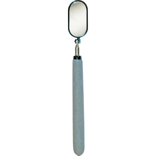 Inspection Mirror, Oval, 1-1/2" L x 1-1/4" W, Telescopic Kelford