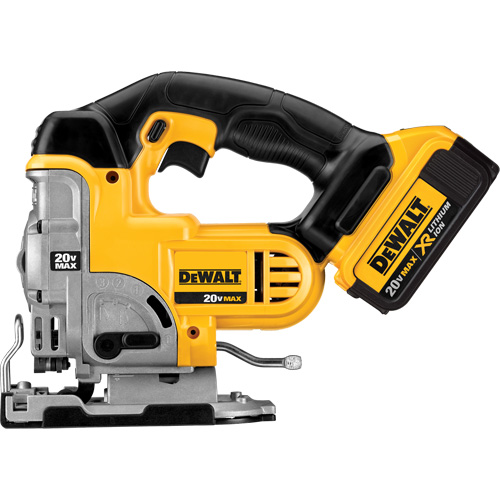 Max Jig Saw Kit, 20 V, Lithium-Ion, 0-3000 SPM, 1" Stroke Length Kelford
