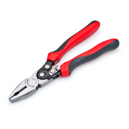 Pro Series Dual Material Lineman's Compound Action Cutting Pliers Kelford