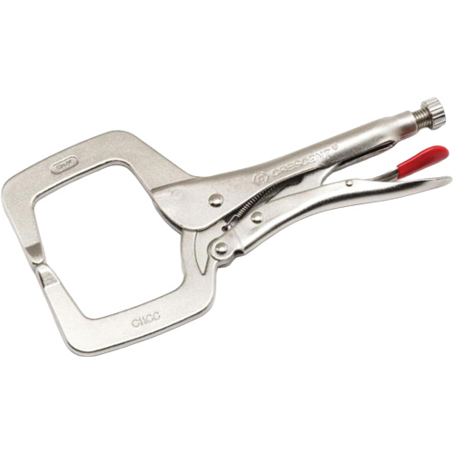 Locking C-Clamp with Regular Tips, 18" Length, C-Clamp Kelford