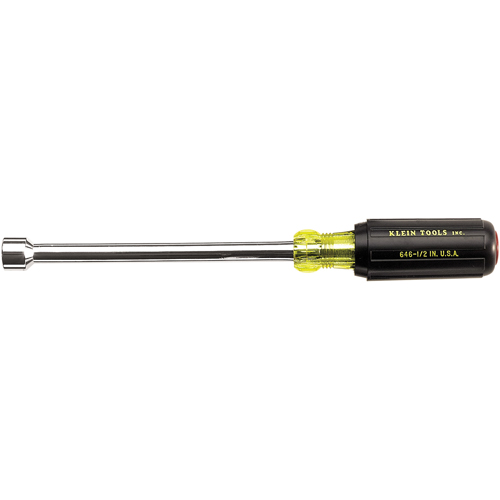 Nut Drivers- 6" Shafts, 3/8" Drive, 9-3/4" L, Magnetic Kelford