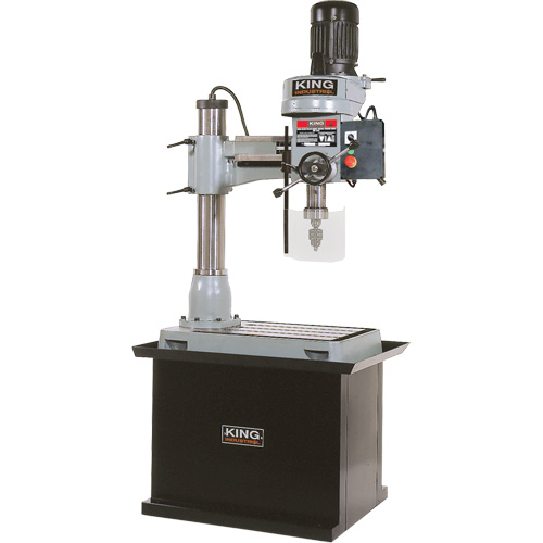 Perceuse radiale avec support, 1/2" Mandrin, 5 Vitesse(s), 19-5/8" la x 21-5/8" lo, #3 Morse Kelford