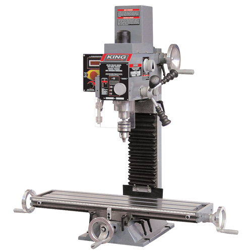 Machine &agrave; fraiser et percer avec &eacute;cran num&eacute;rique, 2 vitesses, Cap. De forage 5/8" Kelford