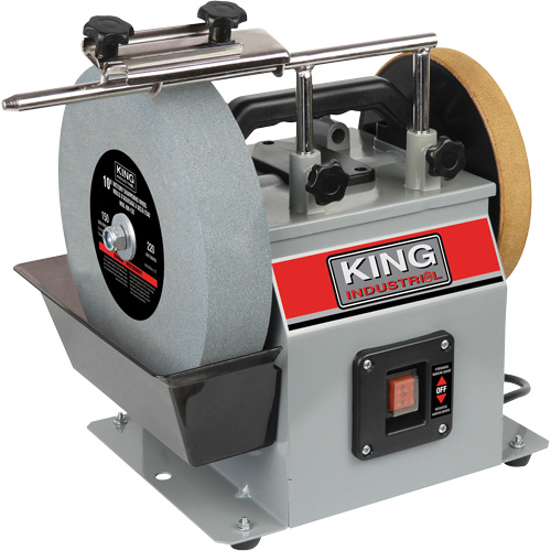 Wet/Dry Sharpener, 10" Wheel Diameter, 1/4 HP, 115 RPM Kelford