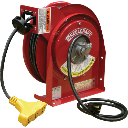 Cord Reels, 45', SJEOOW, 12 Gauge, 15 A Kelford