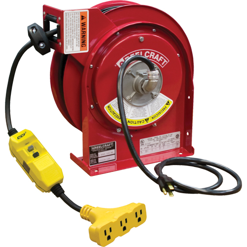 Cord Reels, 45', SJEOOW, 12 Gauge, 15 A Kelford
