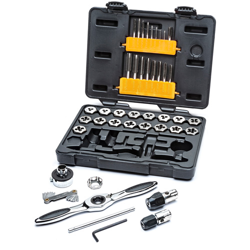 Metric Ratcheting Tap & Die Set, 42 Pieces Kelford