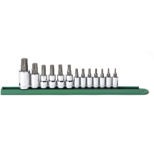 Jeu de douilles &agrave; embouts, Torx, Prise 1/2"/1/4"/3/8", 13 mrcx Kelford