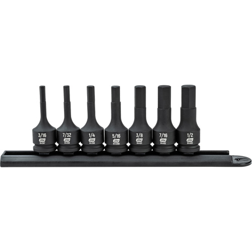 Hex Bit Impact SAE Socket Set, 7 Pieces Kelford