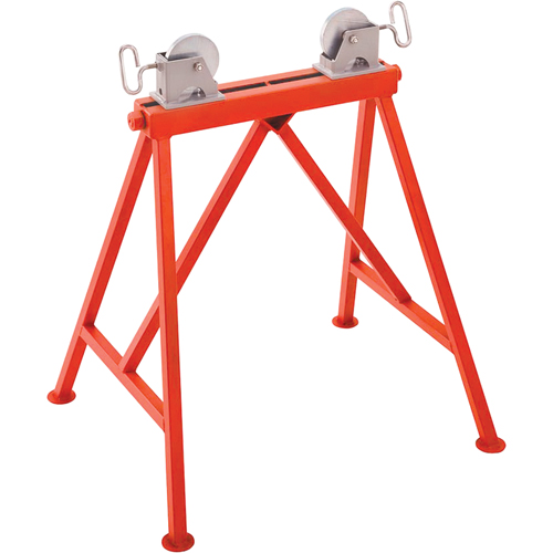 Support ajustable no AR99 a/rouleau en acier, 36" Capacit&eacute; max. de tuyau, 2500 lb Capacit&eacute; de charge max. Kelford