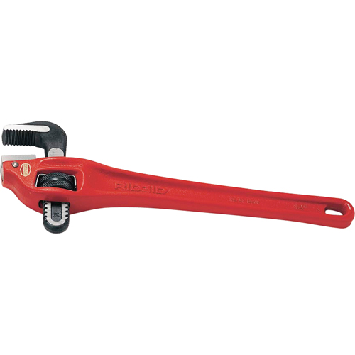 Heavy-Duty Offset Pipe Wrench #14, 2" Jaw Capacity, 14" Long, Powder Coated Finish Kelford