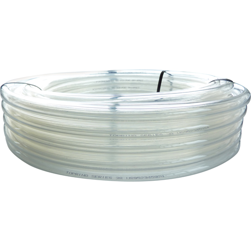Tubing, Air/Water, 0.3125" OD x 100' L, PVC, Clear, 55 PSI @ 20°C Kelford