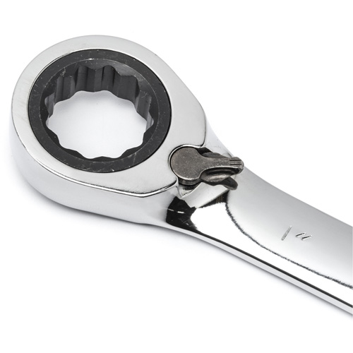 Jeu de cl&eacute;s &agrave; cliquets r&eacute;versibles SAE &agrave; 12 pans et 72 dents avec pochette &agrave; outils enroulable, Combinaison, 7 morceaux, Imp&eacute;rial Kelford
