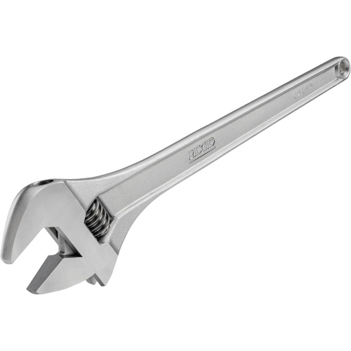 Adjustable Wrench, 6" L, 3/4" Max Width, Chrome Kelford