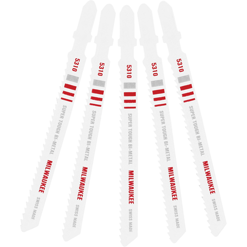 Jigsaw Blade, Bi-Metal, T-Shank, 4" L, 10 TPI Kelford