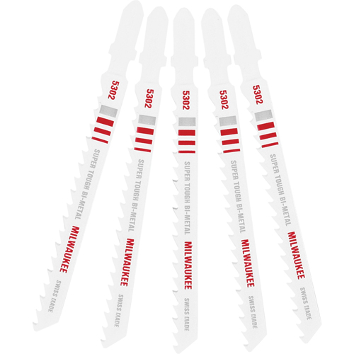 Jigsaw Blade, Bi-Metal, T-Shank, 4" L, 6 TPI Kelford