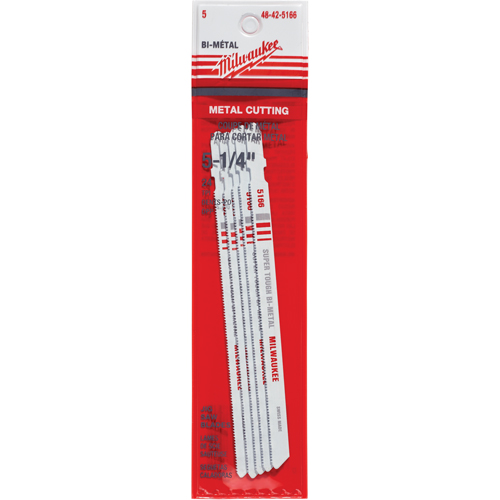 Lame de scie sauteuse, Bim&eacute;tal, Tige en T, 5-1/4" lo, 24 dents par pouce Kelford
