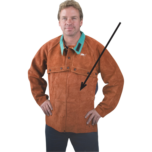 Tablier en cuir, 20" lo, Lava Brown Kelford