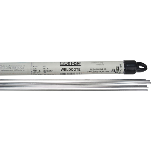 36" Cut Length TIG Rods, 1/8", Aluminum Kelford